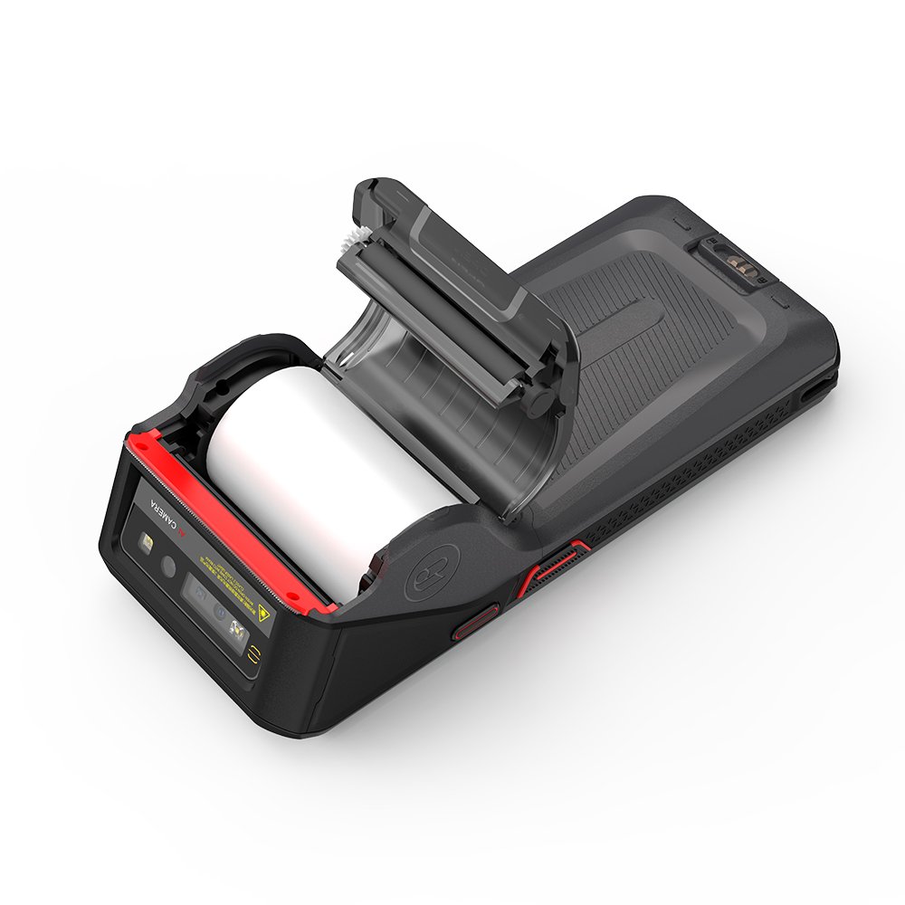 Android 13 Wireless GPRS Data Terminal Handheld 4G Rugged PDA With Label Printer Barcode Scanner HCC-S70